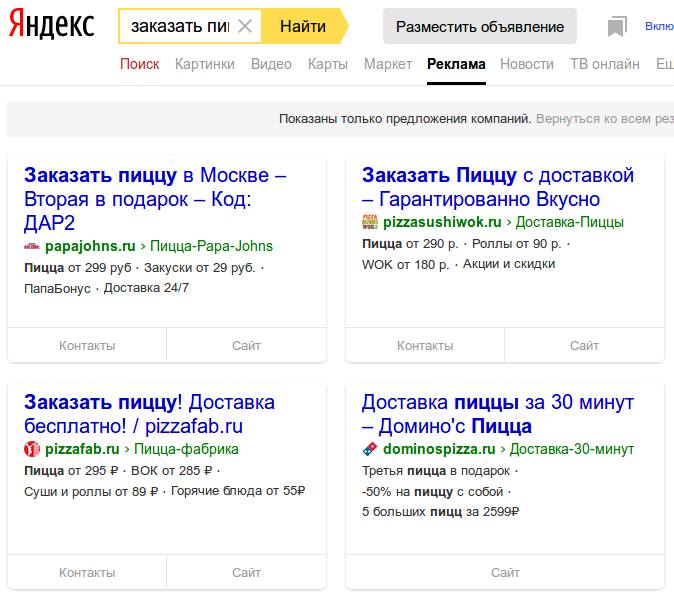 Тест Яндекса