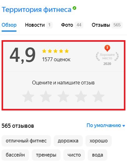 Формирование рейтинга в Яндексе