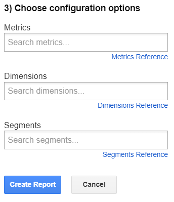Настройка отчета в Google Таблице