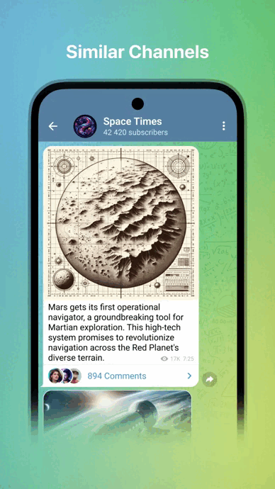 В Telegram появятся рекомендации каналов