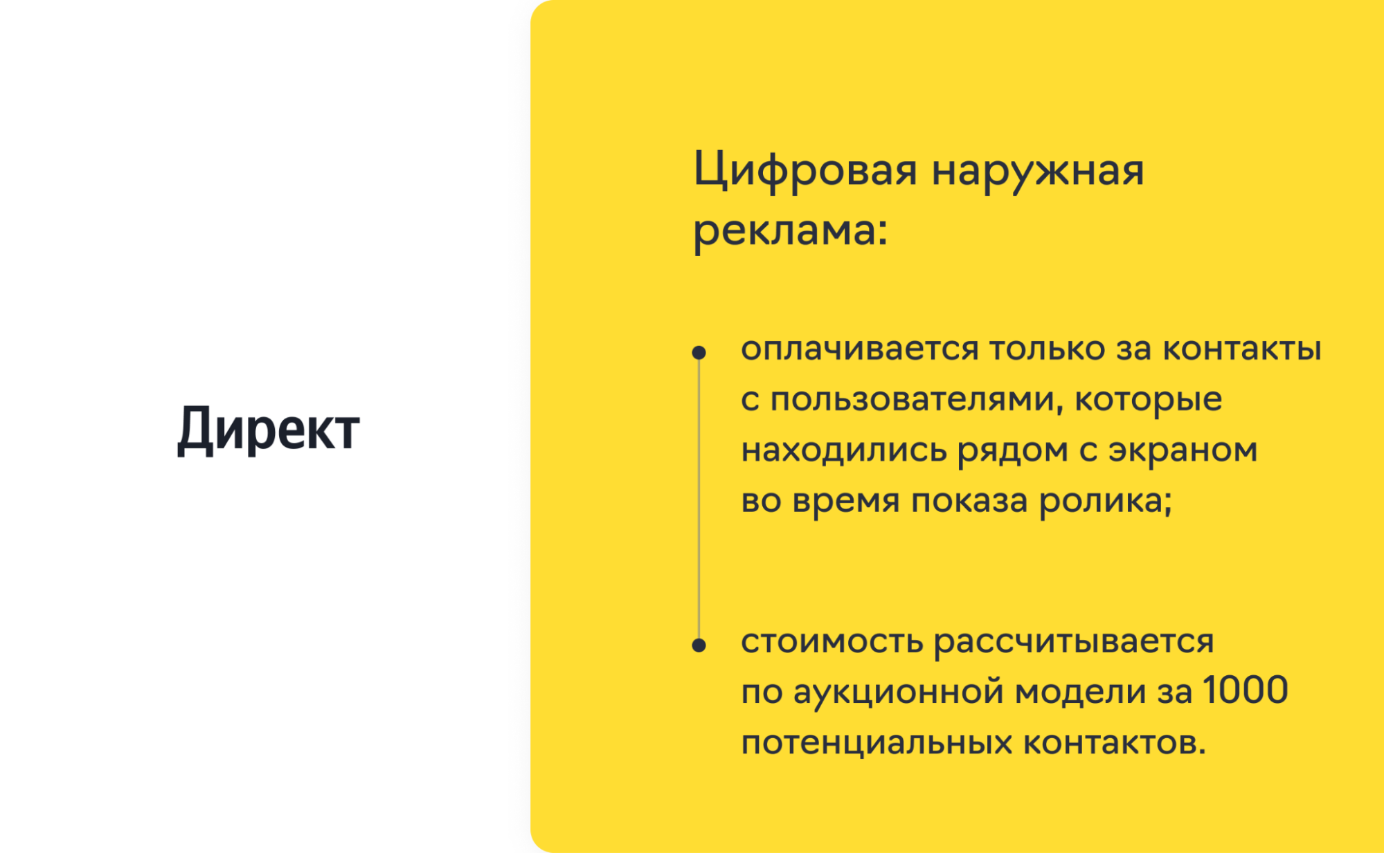 Цифровая наружная реклама в Директе (DOOH) - как работает 