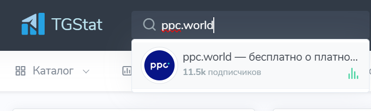 TGStat как пользоваться 