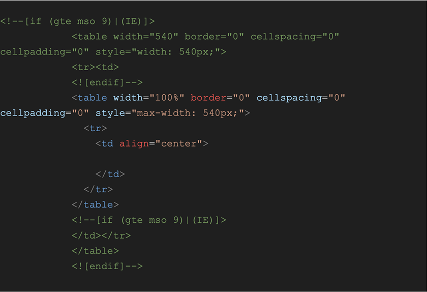 емейл рассылки ширина блоков