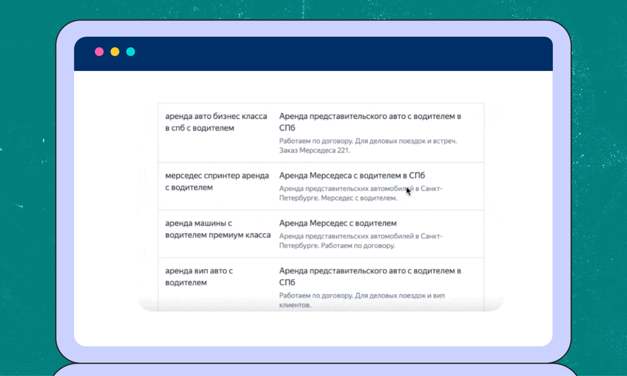 как нейросеть генерирует объявление
