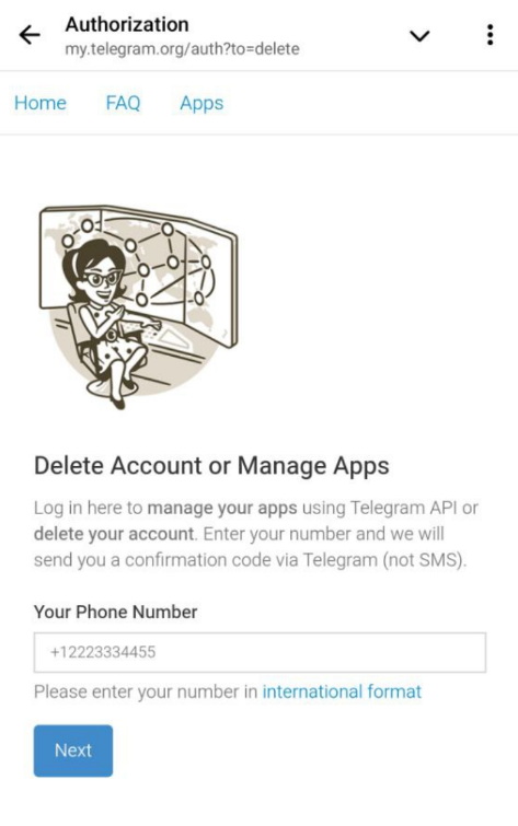 Источник: скриншот страницы удаления аккаунта