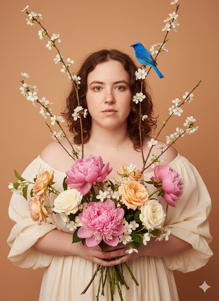 промпт для фото девушки