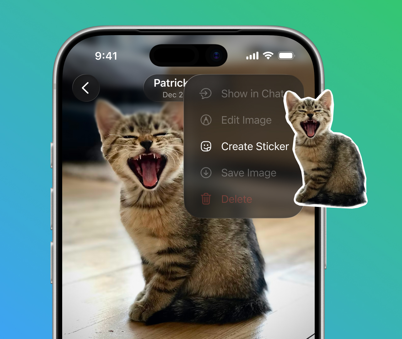 как сделать из фотографии стикер в тг