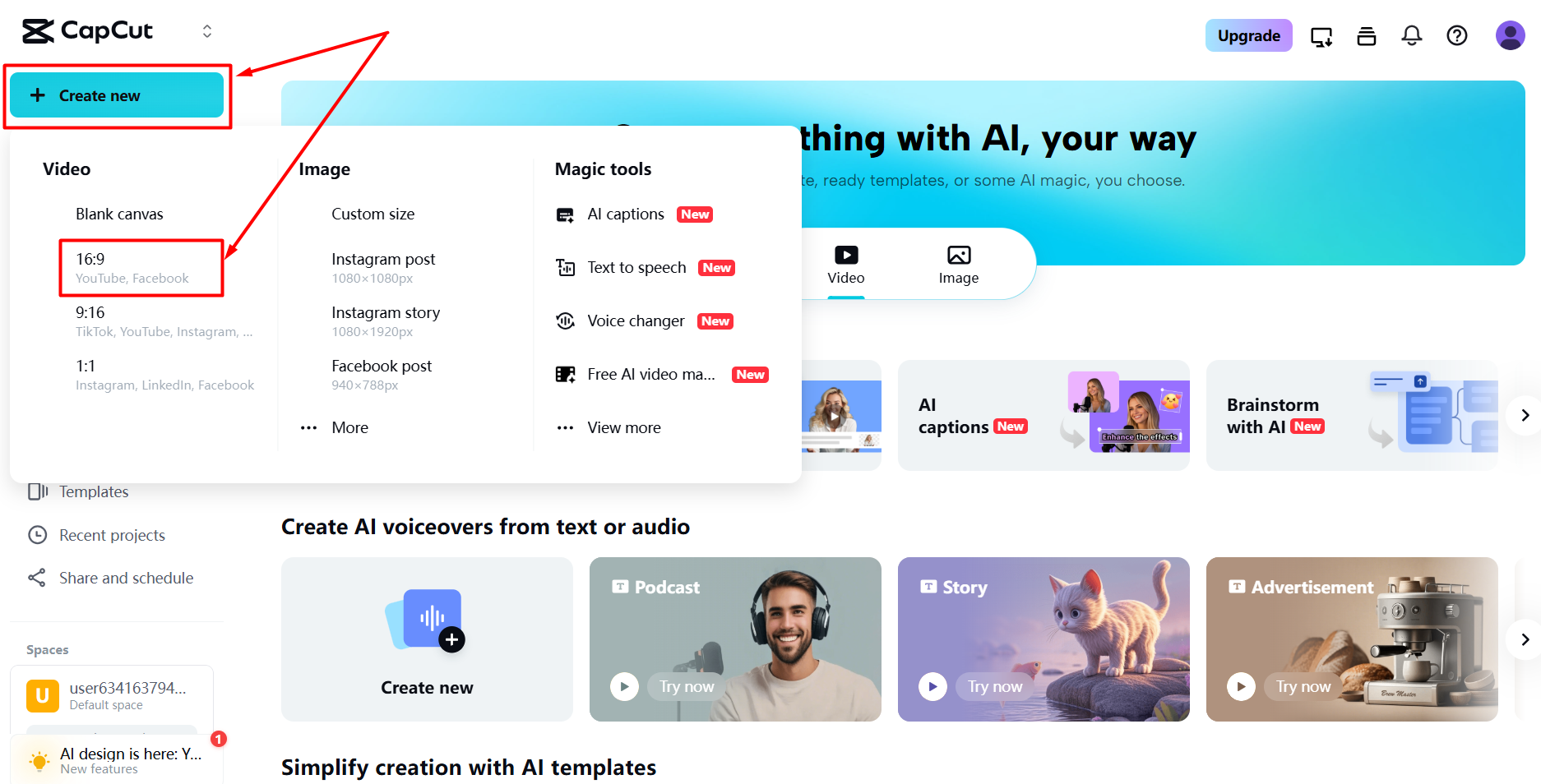 Источник: скриншот интерфейса CapCut