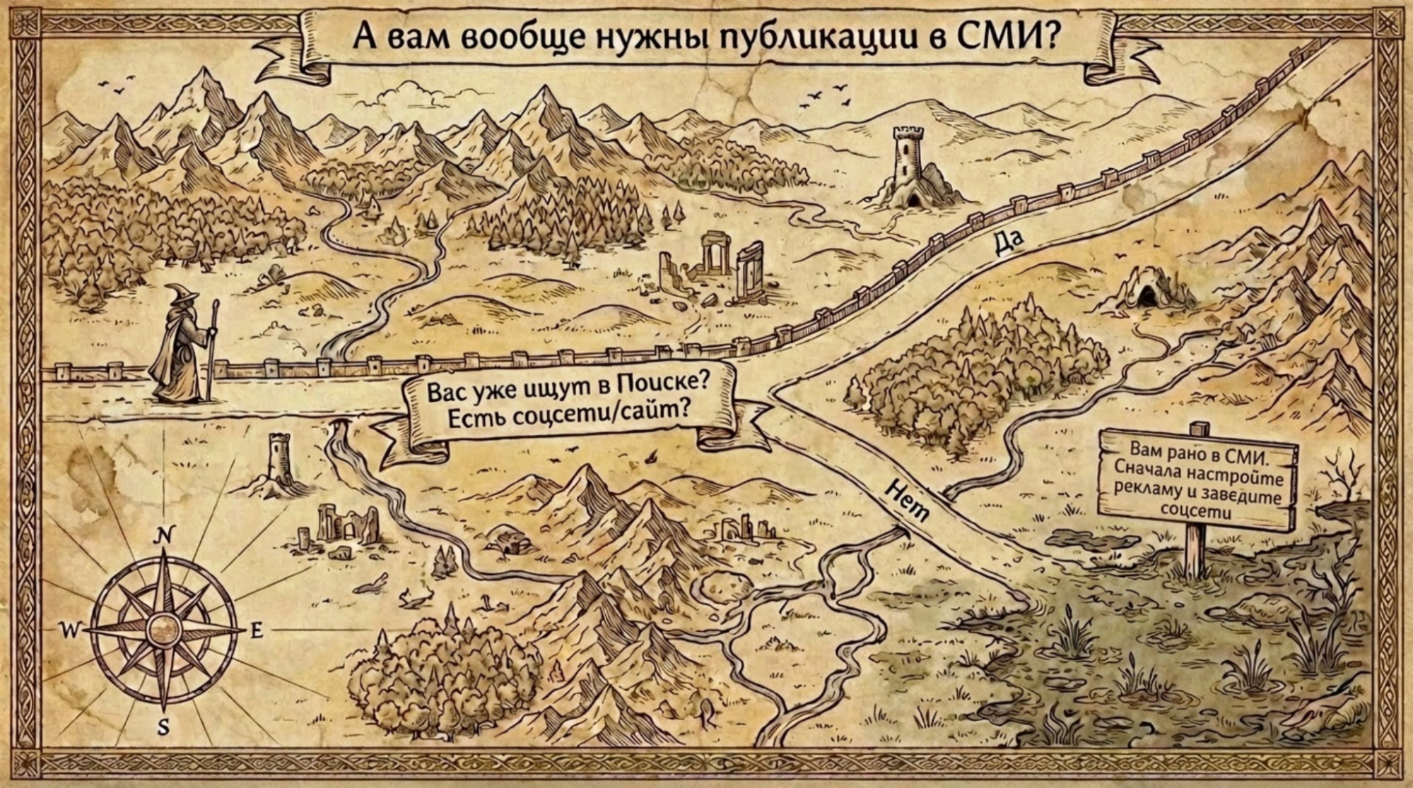 реклама и продвижение в сми - дорожная карта