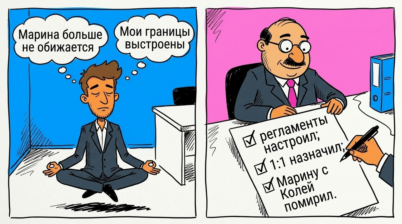 Пример ситуации, как разрешили конфликты в коллективе